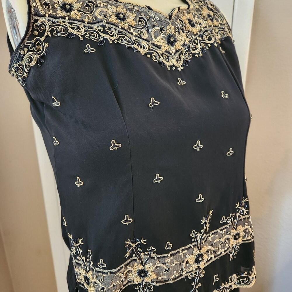 Womens Traditional Indian Pants Top & Skirt 3-Pc. Read Desc for Sizing EUC - Picture 2 of 16